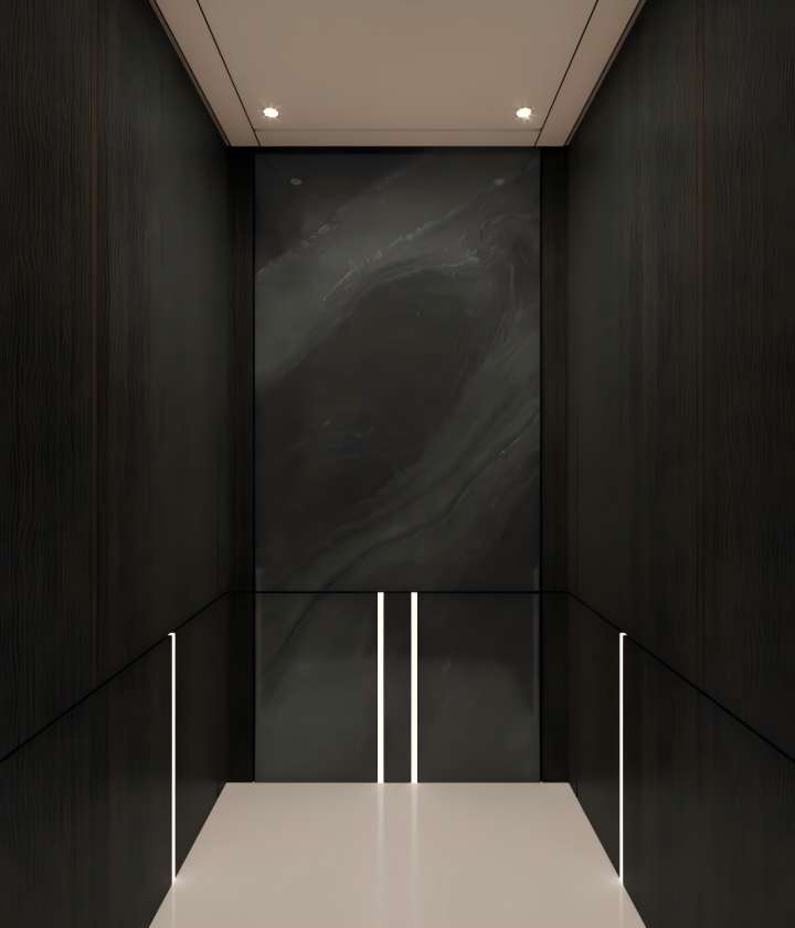 โรงงาน XSL ลิฟต์บ้านสีขาวเรียบง่ายโดยตรง